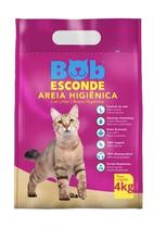 Areia Higiência para Gatos - Bob Esconde 4kg