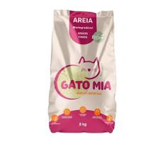 Areia Higiênica Biodegradável Gato Mia Grãos Finos 2kg Areia Higiênica Biodegradável Gato Mia Grãos Finos 2kg