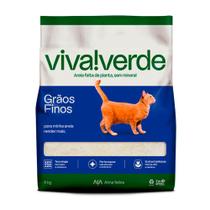 Areia Higiênica Biodegradável Limpeza Plena Viva Verde 4 kg