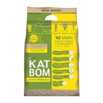 Areia Higiênica Capim Limão Katbom para Gatos 3kg - Kat Bom