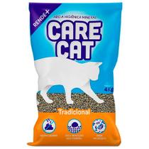 Areia Higiênica Carecat Tradicional para Gatos 4kg