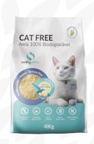 Areia Higiênica CAT Free grãos finos 4kg Sanithy Prime