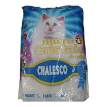 Areia Higiênica Chalesco Microcristais De Sílica Para Higiene De Gatos
