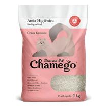 Areia Higienica Chamego 4kg Graos Grossos - Bem-Me-Pet Areia Higienica Chamego 4kg Graos Grossos - Bem-Me-Pet