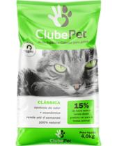 Areia Higiênica Clássica para Gatos 4kg - Clube Pet - Club Pet