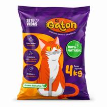 Areia Higienica Gato El Gaton 4kg 100% Natural Alta Absorção