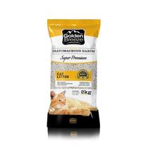 Areia Higiênica Golden Breeze Super Premium para Gatos 2kg