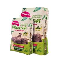 Areia higiênica Granulado Sanitário Gato Natural WiseCat 6kg