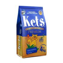 Areia Higiênica Kets Premium para Gatos 4kg Areia Higiênica Kets Premium para Gatos 4kg