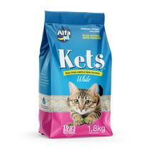 Areia Higiênica Kets White Gatos 1,8kg De Peso