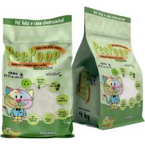 Areia Higienica Mandioca Peepoop Graos Medios Gatos - 4Kg