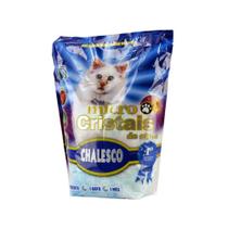 Areia Higiênica Micro Cristais de Sílica CHALESCO - 1,8kg Areia Higiênica Micro Cristais de Sílica CHALESCO - 1,8kg