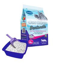 Areia higienica para gatos areia sanitária de gato bentonita granulado super absorvente 4kg