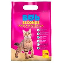 Areia Higiênica Para Gatos Bob Esconde - 4kg Areia Higiênica Para Gatos Bob Esconde - 4kg