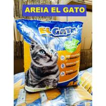 Areia Higiênica para Gatos EL GATO Granulada Argila Alta Absorção.