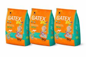 Areia Higiênica Para Gatos Gatex Bio Natural 4kg Kit 3 Areia Higiênica Para Gatos Gatex Bio Natural 4kg Kit 3
