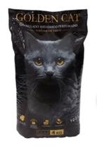 Areia higiênica para gatos granulada Golden Cat fragrância Talco 4kg - NacionalPet