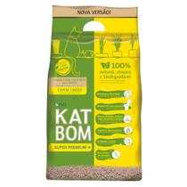 Areia Higiênica para Gatos Katbom Aroma de Capim Limão 3kg Areia Higiênica para Gatos Katbom Aroma de Capim Limão 3kg