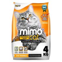 Areia Higienica Para Gatos Mimo Cat Perfumada com Talco 4kg