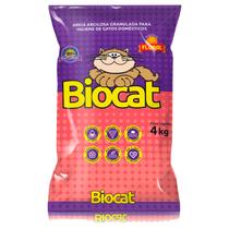 Areia Higiênica Perfumada Caixa de Areia Biocat Fina Floral 4 Kg Areia Higiênica Perfumada Caixa de Areia Biocat Fina Floral 4 Kg