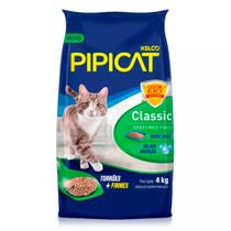 Areia Higiênica PipiCat Classic para Gatos 4kg - KELCO