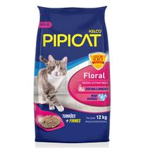 Areia Higiênica Pipicat Floral - 12kg