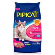 Areia Higiênica PipiCat Floral para Gatos 12kg