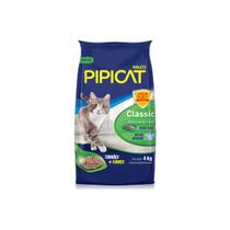 Areia Higiênica Pipicat Kelco Classic Grãos Médio 4kg