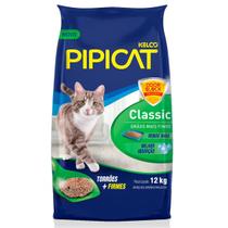 Areia Higiênica Pipicat Kelco Classic Para Gatos 12kg