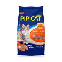 Areia Higiênica Pipicat Multicat para Gatos - 12 kg Areia Higiênica Pipicat Multicat para Gatos - 12 kg