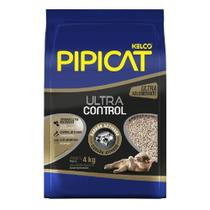 Areia Higiênica Pipicat Premium Carvão Ativado 4 kg