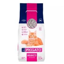 Areia Higiênica Progato Branca Para Gatos 3,6Kg