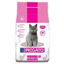 Areia Higiênica Progato Branco Perfumado para Gatos 1,8 kg