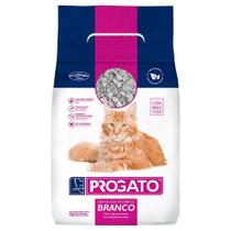 Areia Higiênica Progato Granulado Tradicional Branco para Gatos 1,8kg