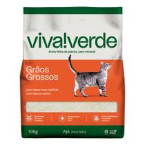 Areia higiênica viva verde grãos grossos 10kg Areia higiênica viva verde grãos grossos 10kg