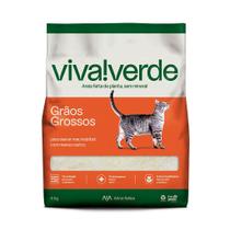 Areia Higiênica Viva!Verde Grãos Grossos 4Kg para Gatos Areia Higiênica Viva!Verde Grãos Grossos 4Kg para Gatos