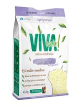 Areia higiênica viva verde limpeza plena 4kg ( roxa - bio fina )