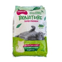 Areia Higiênica Wisecat Bionature 4kg Areia Higiênica Wisecat Bionature 4kg