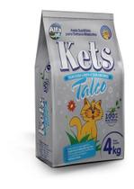 Areia Kets Talco Para Gatos 4kg