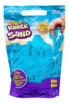 Areia Kinetic Sand Massareia Praia - Azul - 907g - Sunny