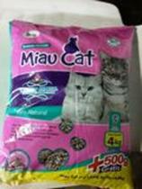 areia miau cat 4,5kg