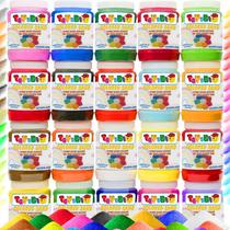Areia para areia Art Toyssio 20 cores 13,6 kg, não tóxico, 20 potes Areia para areia Art Toyssio 20 cores 13,6 kg, não tóxico, 20 potes