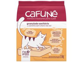 Areia para Gato Cafuné Granulado Sanitário 1,3kg