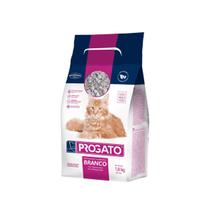 Areia Para Gato Granulado Higiênico Progato Branco 1,8kg