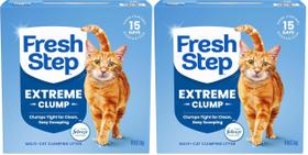 Areia para Gatos Fresh Step 6,3 kg Multi Gato Febreze Pacote com 2 unidades Areia para Gatos Fresh Step 6,3 kg Multi Gato Febreze Pacote com 2 unidades