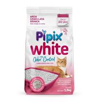 Areia para Gatos Granulado Branco Elimina Odor Pipix 1.8Kg