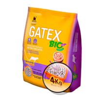 Areia para gatos grão tradicional 4kg biodegradável gatex Areia para gatos grão tradicional 4kg biodegradável gatex