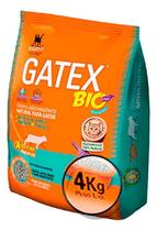 Areia Para Gatos Grãos Extra Finos 4Kg Biodegradável Gatex