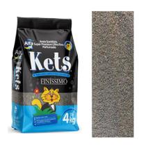 Areia Para Gatos Higiênica Sanitaria Kets Finíssimo 4kg
