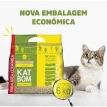 Areia Para Gatos katBom Capim Limão Kit com 3 - 6 Kg cada - 18Kg total Areia Para Gatos katBom Capim Limão Kit com 3 - 6 Kg cada - 18Kg total